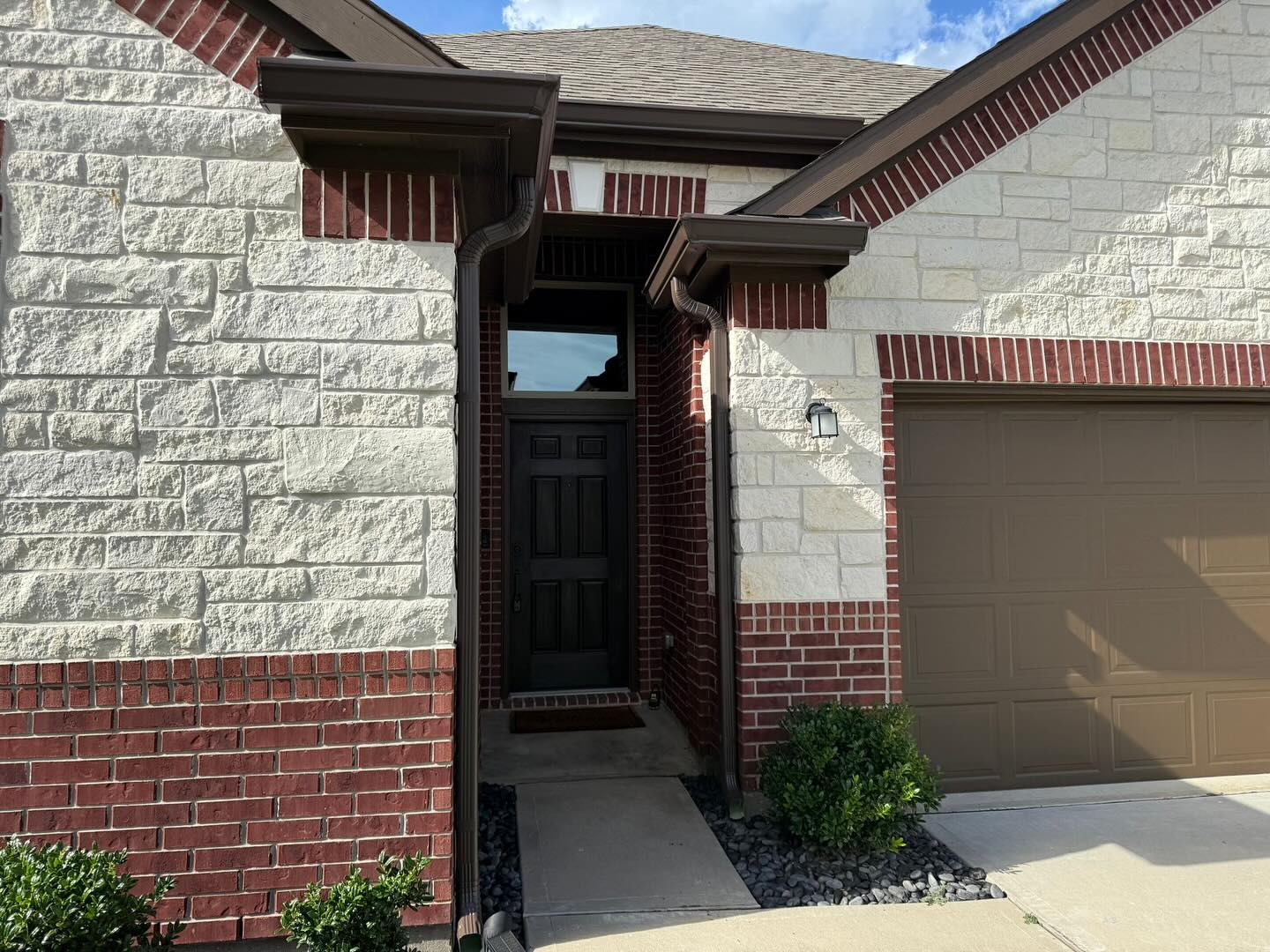 Gutter installation project